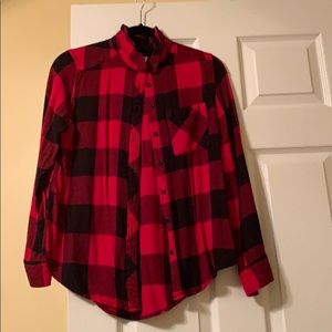 Black & Red Checkered Flannel